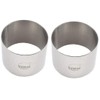 Seamless Round Food Ring, Stainless Steel (2.75 D x 2