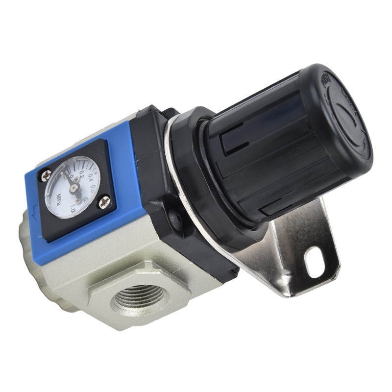 Air Compressor Regulator Aluminum Alloy Pressure Regulating Valve with Gauge
