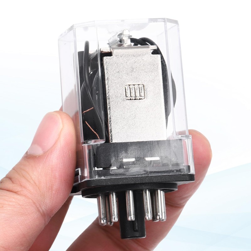 sourcing map DPDT Electromagnetic Power Relay, AC 12V Coil 10A