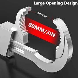 Sink Wrench Set, Washbasin Tap Wrench, Alloy Bathroom Ratchet Wrench, Sanitary Tool with Box Head for Toilet, Sink, Bathroom, Kitchen