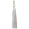 Silver | Tassel on Hook - Handbag Charm | Mini