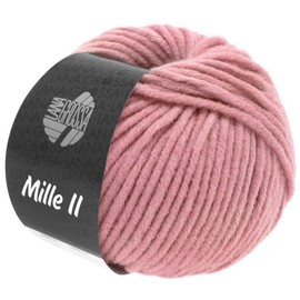 LANA GROSSA Mill II Durable Blend Yarn with Merino Wool, Machine Washable, Hand Knitting Yarn Made of 50% Virgin Wool and 50% Acrylic, 50 g Wool for Knitting and Crocheting, 55 m Yarn