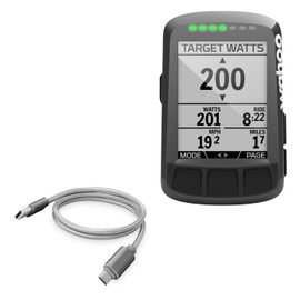 BoxWave Cable Compatible with Wahoo ELEMNT Bolt (2018) - Micro USB DuraCable, Braided Micro USB Charging Cable for Wahoo ELEMNT Bolt (2018) - Space Grey