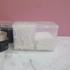 화장품케이스 투명 분리형 화장솜 면봉정리함 Transparent Makeup Case with Separate