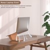NAMAII Wooden Laptop Stand, Ergonomic Computer Stand for Desk, Portable