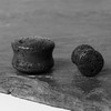 Treuheld® Lava Stone Ear Plug, 9 Sizes, Black, Stainless Steel