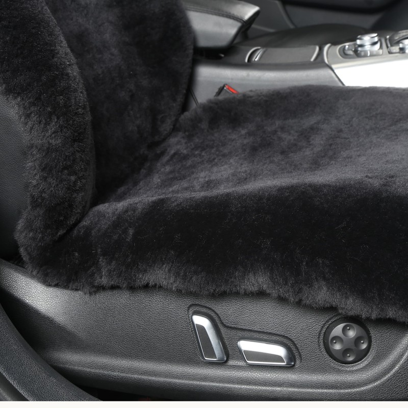 AGFNGE Natural Fur Sheepskin Universal car seat Covers for seat