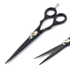 Professional Barber Scissors 6.5'' Black Hair Cutting Hairdressing Shears Styling Sharp Razor Blades