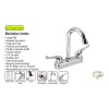 Lion Tools Grifería De Baño Lavabo Lion Tools Acabado Cromado