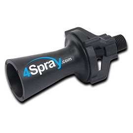 4Spray | Eductor | 1.0 inch (1 Count) | MNPT | Glass-Reinforced Polypropylene Tank Mixing Nozzle