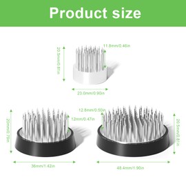 LINTRA V4 Stück Blumenigel, 3 Größen Steckigel, Ikebana Blumenarrangement Werkzeuge für Haus, Garten und Hotel