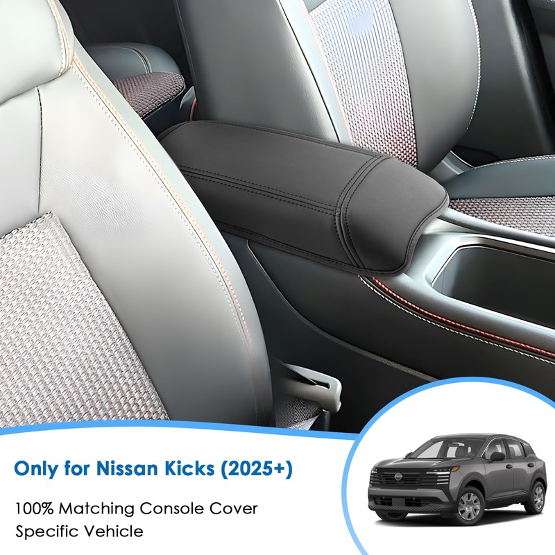 Coleya 2025 Kicks Accessories Center Console Cover for Nissan Kicks