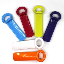 6 Pcs Jar Key Opener for Weak Hands, Elderly & Children - Plastic Jar Lid Opener with Easy Grip, Hand Held, 5.5", Colorful Design