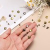 sourcing map 100 Set Square Pyramid Rivet 6mm Leather Rivets