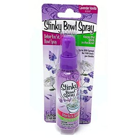 Stinky Bowl Spray - Lavender Vanilla - Before You sit, Bowl Spray - Keeps The Stink in The Bowl