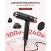 Hair Dryer with Diffuser, Dual Voltage Travel Blow Dryer,0.77 lb