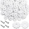 CroBlissful 100 Pack Rosette Washers with Screws, Mobile Home/RV Ceiling