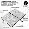 G4GADGET A4 Week To View Diary Black 2025 | Hardback