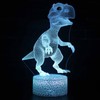 Dinosaur Series Colorful 3D Night Light LED Touch 16 Color