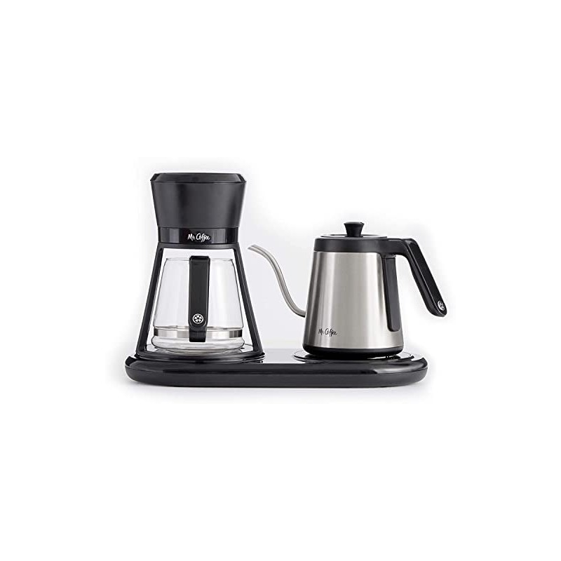 Mr. Coffee BVMC-PO19B All-in-One Pour Over Coffee Maker, 6 Cups,
