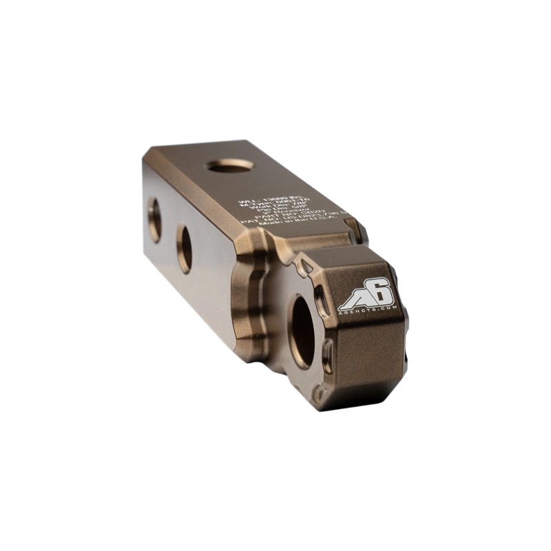 Agency 6 Recovery Shackle Block Assembly 2" Bronze - Hitch