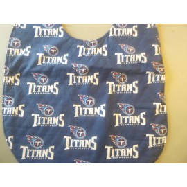 Tennessee Titans Titans Adult Bib/Clothing Protector double thick with Quilted Diamond Backing
