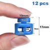 GGXZHT 12 Pack Spring Cord Locks, Toggles for Drawstrings, Double