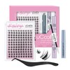 uCoolMe Lashes Fairy Lashes Cluster C Curl 140 Pcs Individual