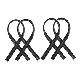 PACKOVE Windshield Wiper Blades 4pcs Window Wiper Strip Replacement Wiper Blade Refill Flexible and Smooth No Tools Needed