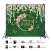 Greenery Greenery Happy Birthday Backdrop for Women Girls Caaerttply Green