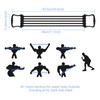 Iyowei Chest Expander Puller, 5 Tubes Chest Expander Muscle Pull
