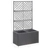 YITHOPI Free-Standing Planter for Garden Yard Trellis Raised Bed with