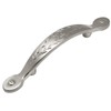 25 Pack - Cosmas 465SN Satin Nickel Leaf Design Cabinet