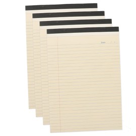 TEHAUX 4Pcs Tearable Notepad with Lined Paper for Work Portable Memo Pad for Desk Planner and to-do Lists Thick Paper Suitable for All Pens for Students and Professionals