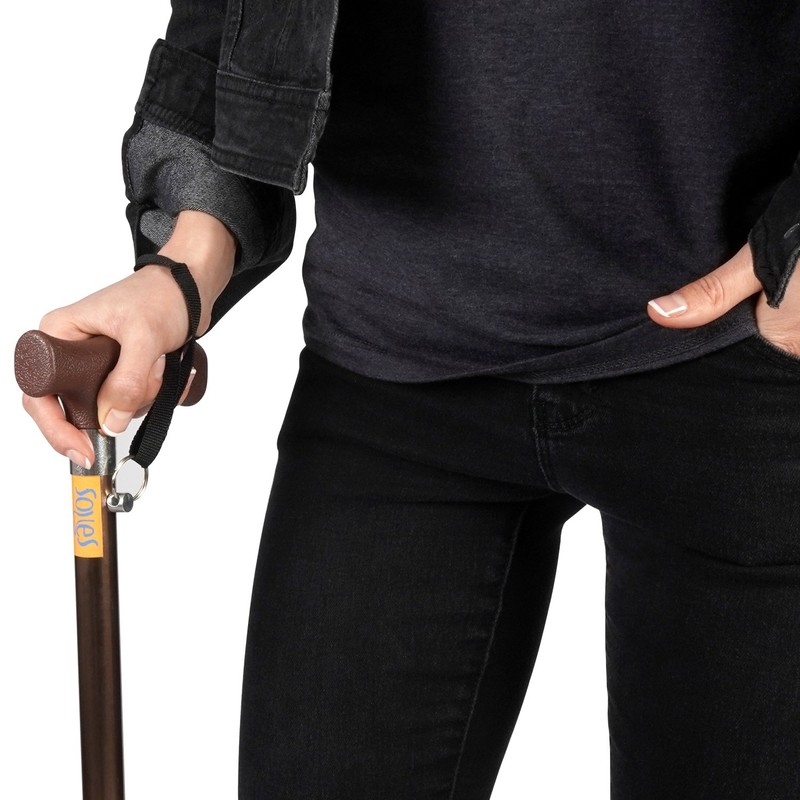 Soles Foldable Cane Walking Stick Bronze (SLS802BR)