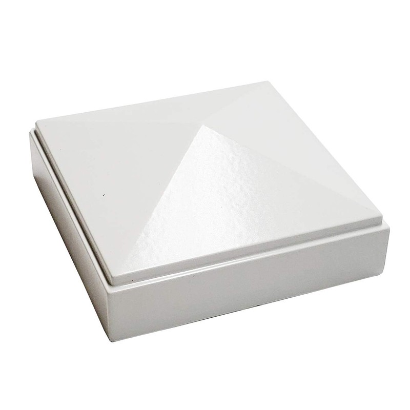 Decorex Hardware 2" x 2" Aluminum Pyramid Post Cap for