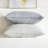 Lutanky Linen Cushion Covers Pack of 2 Elegant Rectangle Throw