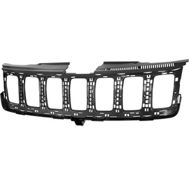 FITRITE AUTO PARTS New Grille Mounting Panel For 2017-2021 Jeep Grand Cherokee, Made Of Plastic, Textured Black Finish, Except SRT/Trackhawk Models CH1200401