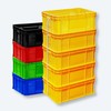 Domestic plastic box transport box moving basket No. 6 5 pieces No. 6 Yellow 5
