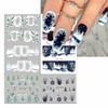 Christmas Nail Art Stickers 12 Sheet Water Decals for Nails
