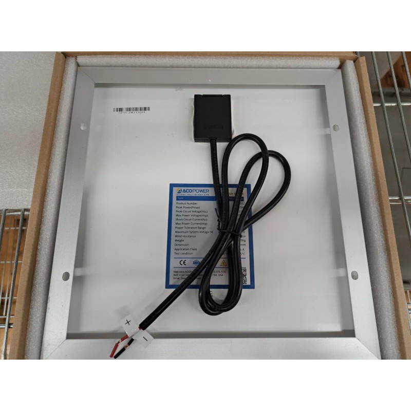 ACOPOWER New, ACOPOWER, HY010-12M-10W, 10W, 12V solar panel for 12v