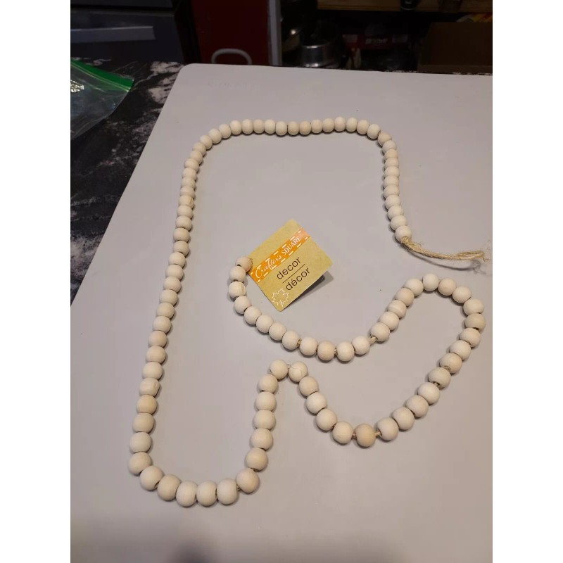 Crafter Square 4ft Wooden Bead Garland