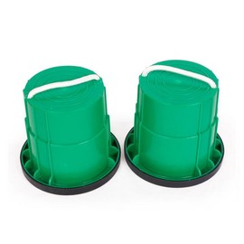 Non-Slip Walking Bucket Stilts for Kids - Stepping Stones to Improve Balance and Sensory Integration, Great for Training Equipment and Active Play Every Day - Color: Green