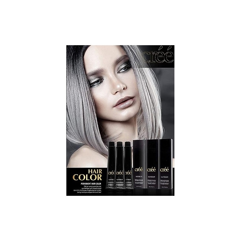 Cree Professional Permanent Hair Color, 100ml - 3.4 fl.oz. (Blond