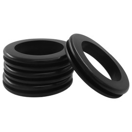 Unlorspy 10Pcs 2Inch Rubber Grommets 1.57" ID, 50mm Rubber Hole Grommets for Wiring,Plugs, Cables, Automotive
