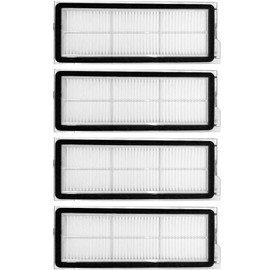 4 Pack Replacement HEPA Filter Compatible with Roborock Qrevo S/Qrevo Curve/Qrevo Pro/Qrevo Plus/Qrevo MaxV/Qrevo Edge Robot Vacuum Cleaners,High Efficiency Qrevo S Filters