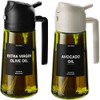 2-in-1 Olive Oil Sprayer for Cooking – 16 oz Glass