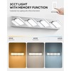 VONLUCE Bathroom Vanity Light Fixture, 4-Light Modern LED Vanity Light,