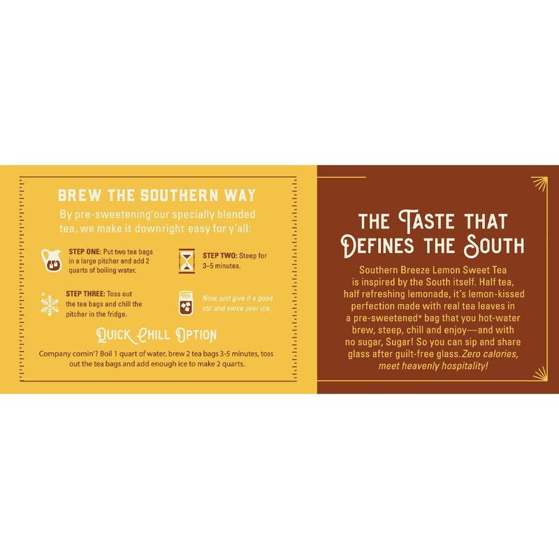 Southern Breeze Sweet Tea Lemon Iced Tea 22ct. 6 pack