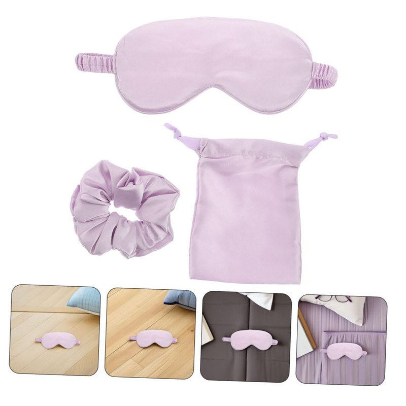 BIUDECO Eye Mask Set Portable Blackout Sleep Eye Cover with